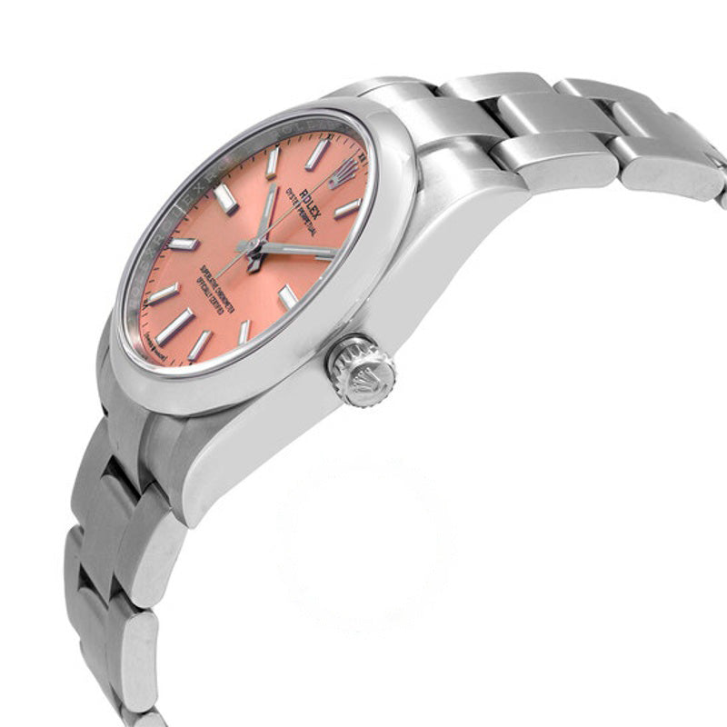 Relógio Oyster Perpetual 34 Cronômetro Automático Mostrador Rosa 34 mm - Mercado de Luxo - O Maior E-Commerce de Bens, Produtos e Serviços de Luxo do Brasil.