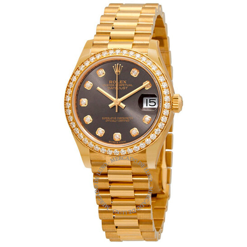 Relógio Oyster Perpetual Datejust 31 Cronômetro Automático Diamante 31 mm - Mercado de Luxo - O Maior E-Commerce de Bens, Produtos e Serviços de Luxo do Brasil.