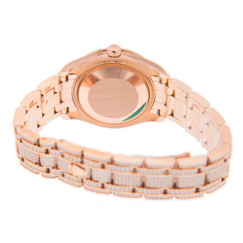 Relógio Pearlmaster 34 Ouro Rosa com Pavimento de Diamantes 81405 rbr 34 mm - Mercado de Luxo - O Maior E-Commerce de Bens, Produtos e Serviços de Luxo do Brasil.
