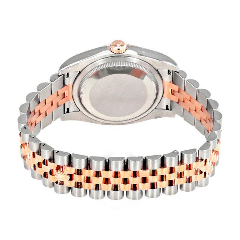 Relógio Oyster Perpetual Datejust Chocolate Floral Dial Automático em Aço Inoxidável e Ouro Everose 18k 36 mm - Mercado de Luxo - O Maior E-Commerce de Bens, Produtos e Serviços de Luxo do Brasil.