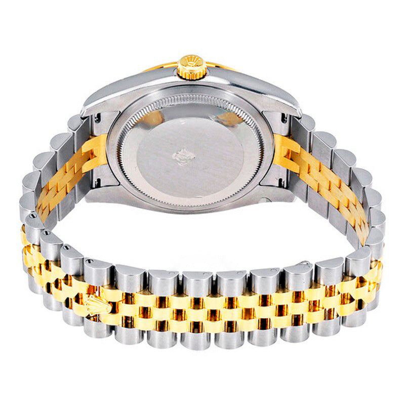 Relógio Datejust Mostrador Preto Ouro Amarelo 18 Quilates e Aço Inoxidável 36 mm - Mercado de Luxo - O Maior E-Commerce de Bens, Produtos e Serviços de Luxo do Brasil.