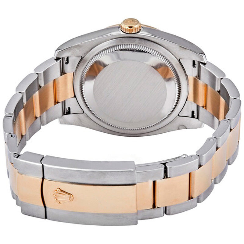 Relógio Oyster Perpetual Datejust 36 Mostrador Floral Prateado Aço Inoxidável e Pulseira em Ouro Amarelo 18K Automático 36 mm - Mercado de Luxo - O Maior E-Commerce de Bens, Produtos e Serviços de Luxo do Brasil.