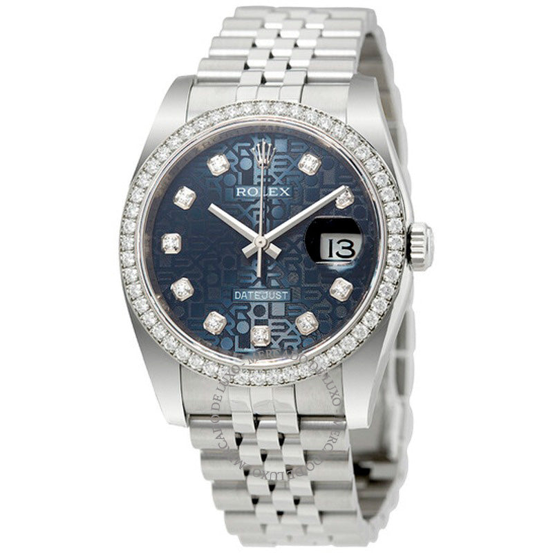 Relógio Oyster Perpetual Datejust 36 Mostrador Azul Aço Inoxidável Pulseira Jubilee Automático 36 mm - Mercado de Luxo - O Maior E-Commerce de Bens, Produtos e Serviços de Luxo do Brasil.