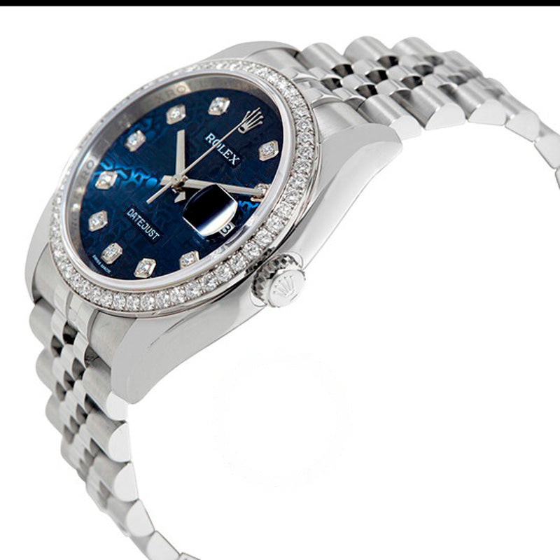 Relógio Oyster Perpetual Datejust 36 Mostrador Azul Aço Inoxidável Pulseira Jubilee Automático 36 mm - Mercado de Luxo - O Maior E-Commerce de Bens, Produtos e Serviços de Luxo do Brasil.