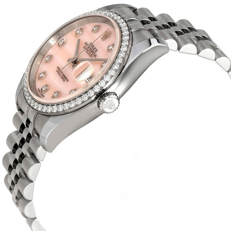 Relógio Datejust 36 Jubilee Automático com Mostrador de Diamante e Madrepérola Rosa 36 mm - Mercado de Luxo - O Maior E-Commerce de Bens, Produtos e Serviços de Luxo do Brasil.