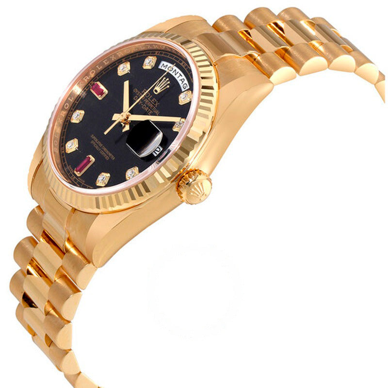 Relógio Oyster Perpetual Day-Date Automático Masculino em Ouro Amarelo 18 Quilates President  - Mercado de Luxo - O Maior E-Commerce de Bens, Produtos e Serviços de Luxo do Brasil.