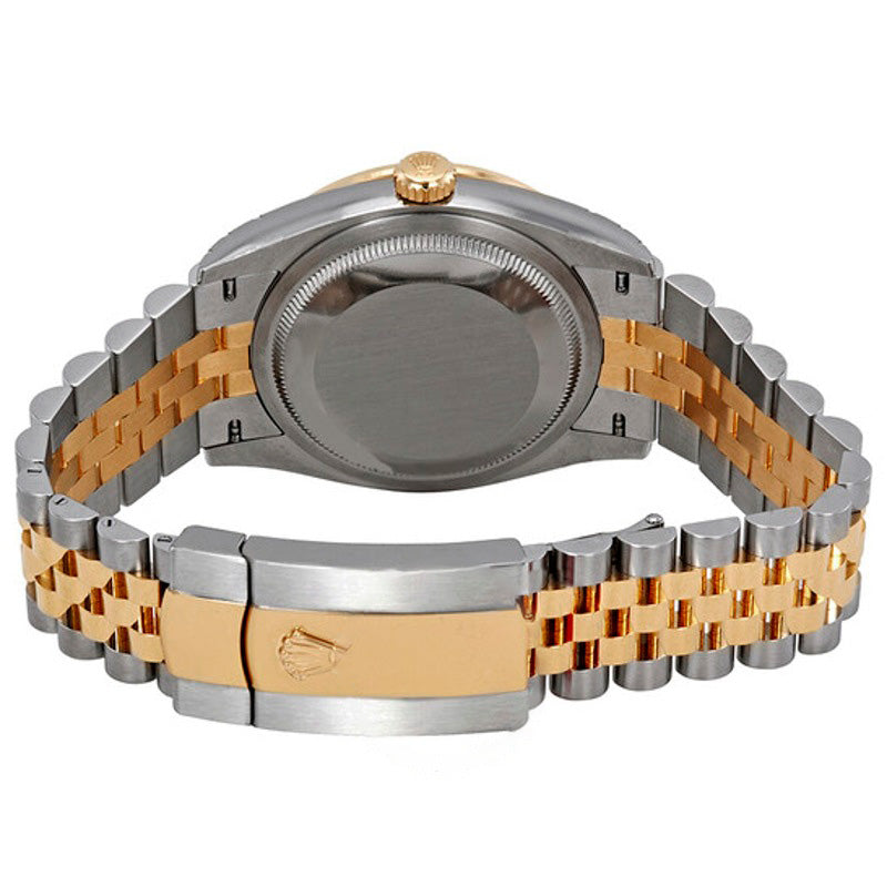 Relógio Jubilee automático com mostrador de diamante verde em aço e ouro amarelo 18K 36 mm - Mercado de Luxo - O Maior E-Commerce de Bens, Produtos e Serviços de Luxo do Brasil.