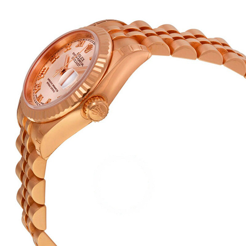 Relógio automático Lady Datejust 26 com mostrador champanhe e pulseira Jubilee em ouro rosa 18K  - Mercado de Luxo - O Maior E-Commerce de Bens, Produtos e Serviços de Luxo do Brasil.
