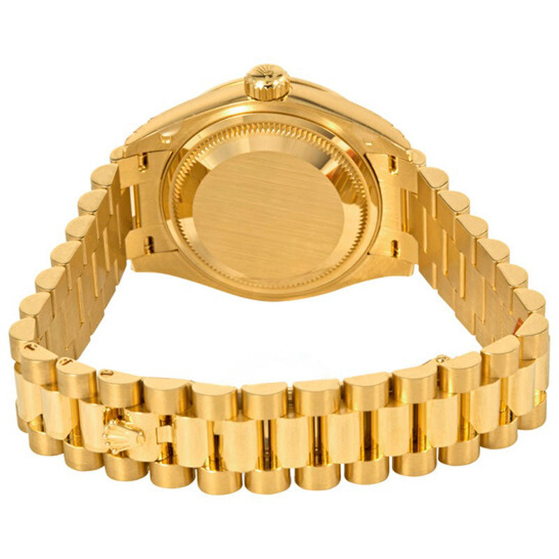 Relógio Lady-Datejust Presidente em ouro amarelo 18 quilates mostrador verde menta 28 mm - Mercado de Luxo - O Maior E-Commerce de Bens, Produtos e Serviços de Luxo do Brasil.