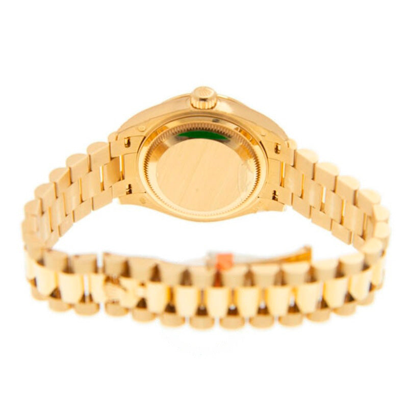 Relógio Lady-Datejust Presidente em ouro amarelo 18 quilates mostrador verde menta 28 mm - Mercado de Luxo - O Maior E-Commerce de Bens, Produtos e Serviços de Luxo do Brasil.