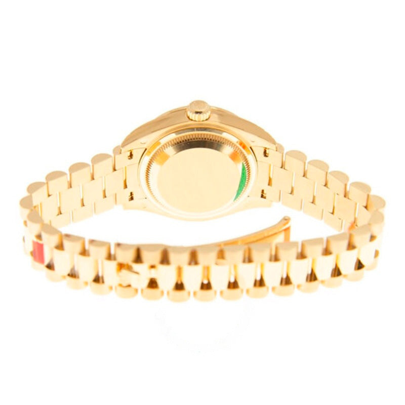 Relógio Lady-Datejust com mostrador em madrepérola automático em ouro amarelo 18 quilates  - Mercado de Luxo - O Maior E-Commerce de Bens, Produtos e Serviços de Luxo do Brasil.