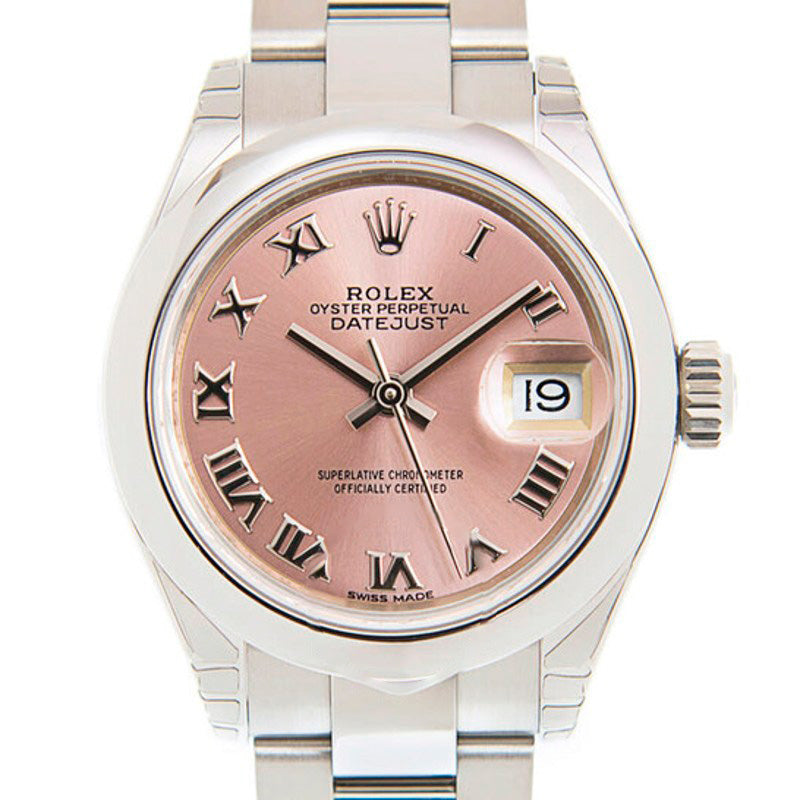 Relógio Oyster Automático Lady-Datejust com Mostrador Rosa 28 mm - Mercado de Luxo - O Maior E-Commerce de Bens, Produtos e Serviços de Luxo do Brasil.