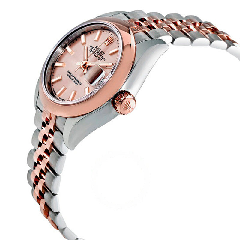 Relógio Lady Datejust 28 Sundust com mostrador em aço e ouro Everose 18K 28 mm - Mercado de Luxo - O Maior E-Commerce de Bens, Produtos e Serviços de Luxo do Brasil.