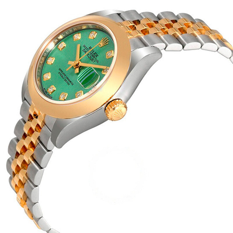 Relógio Lady Datejust Jubilee em aço verde menta 28 e ouro amarelo 18k 28 mm - Mercado de Luxo - O Maior E-Commerce de Bens, Produtos e Serviços de Luxo do Brasil.