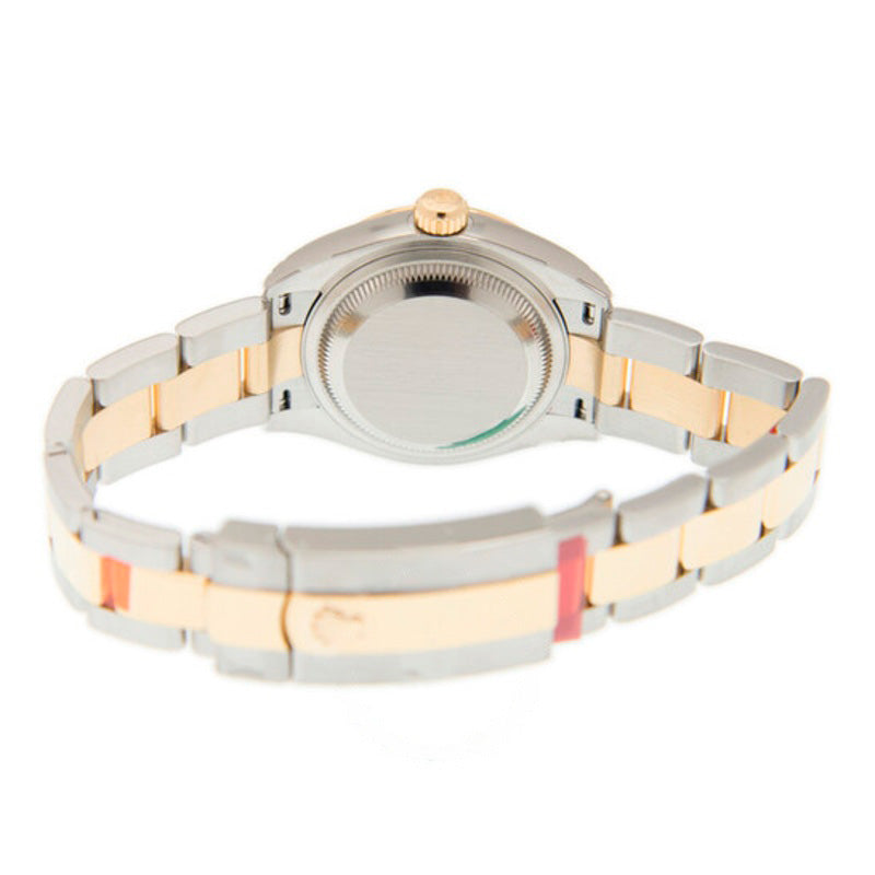 Relógio Oyster Lady Datejust 28 com mostrador prateado em aço e ouro amarelo 18K 28 mm - Mercado de Luxo - O Maior E-Commerce de Bens, Produtos e Serviços de Luxo do Brasil.