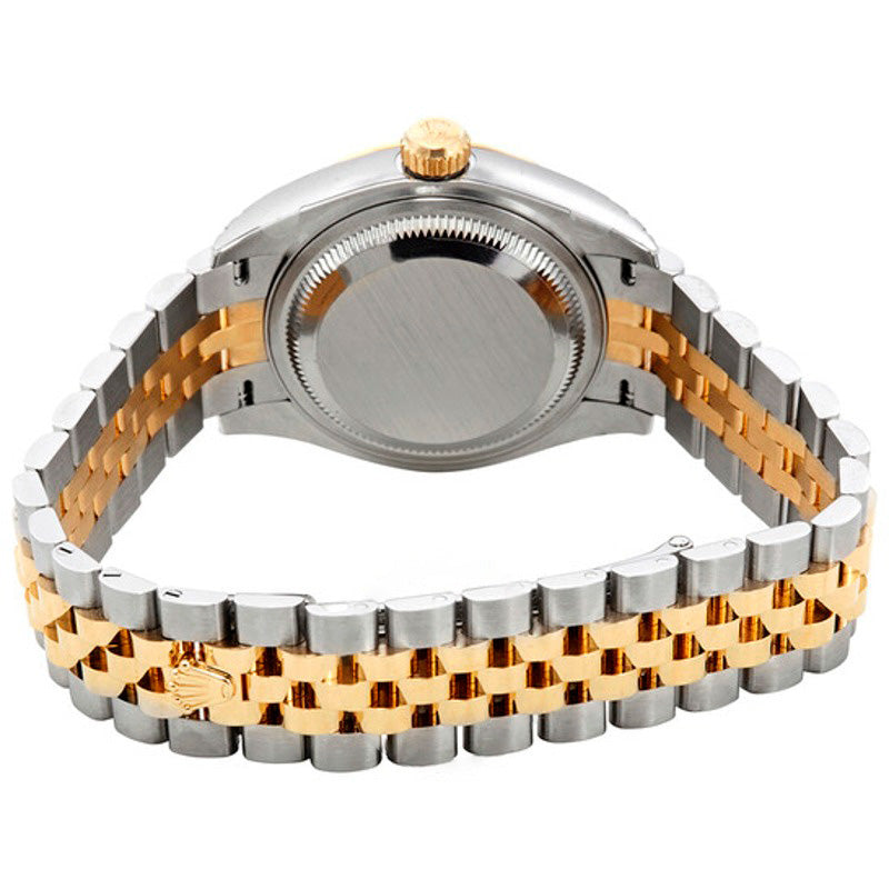Relógio Lady-Datejust Jubilee automático mostrador branco ouro amarelo 18k e aço 28 mm - Mercado de Luxo - O Maior E-Commerce de Bens, Produtos e Serviços de Luxo do Brasil.