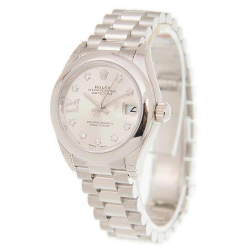 Relógio Lady-Datejust 28 Mostrador Prateado Platina Presidente Automático 28 mm - Mercado de Luxo - O Maior E-Commerce de Bens, Produtos e Serviços de Luxo do Brasil.