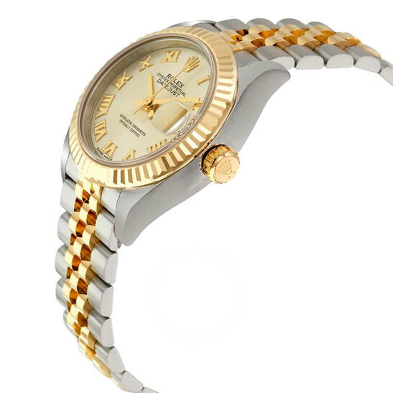 Relógio Lady Datejust Jubilee em aço com mostrador prateado e ouro amarelo 18K 28 mm - Mercado de Luxo - O Maior E-Commerce de Bens, Produtos e Serviços de Luxo do Brasil.