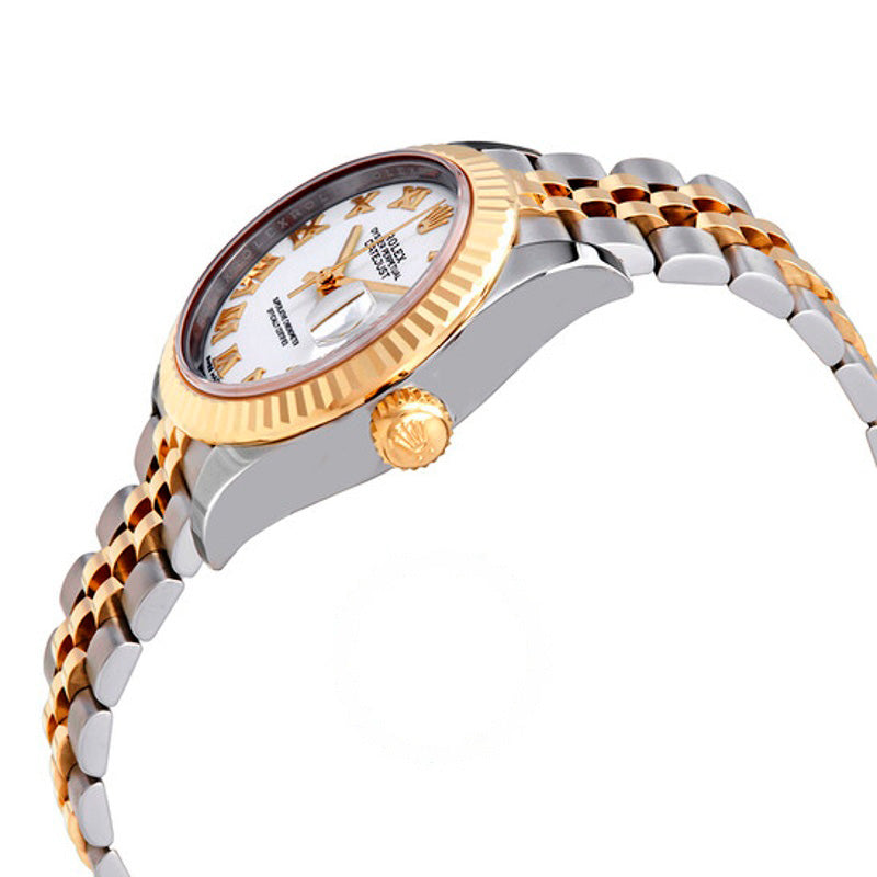 Relógio Datejust Jubilee automático em aço e ouro amarelo 18K com mostrador branco 28 mm - Mercado de Luxo - O Maior E-Commerce de Bens, Produtos e Serviços de Luxo do Brasil.
