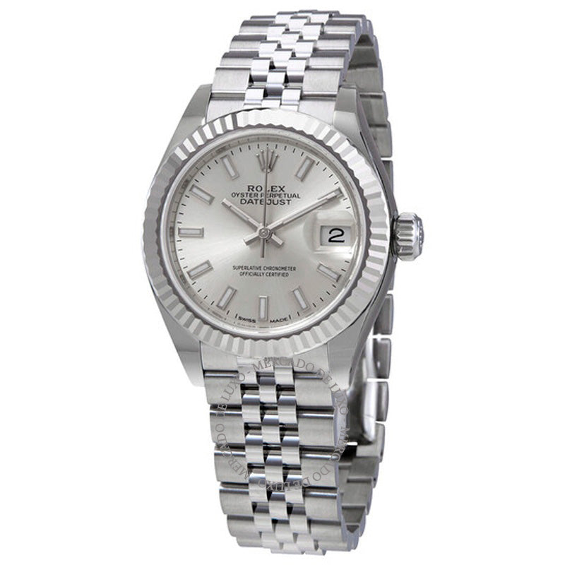 Relógio Lady-Datejust Jubilee Automático com Mostrador Prateado 28 mm - Mercado de Luxo - O Maior E-Commerce de Bens, Produtos e Serviços de Luxo do Brasil.