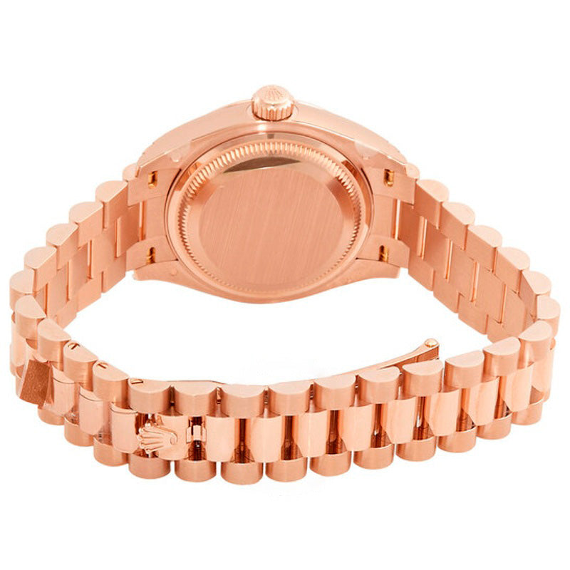Relógio automático Lady Datejust com mostrador chocolate e diamantes em ouro Everose 18K  - Mercado de Luxo - O Maior E-Commerce de Bens, Produtos e Serviços de Luxo do Brasil.