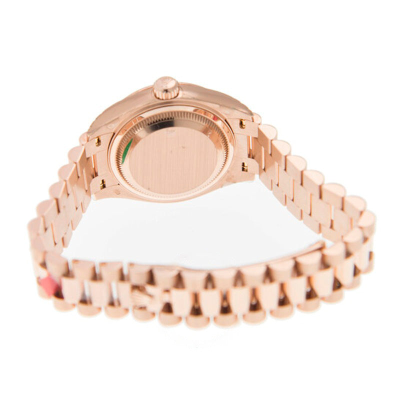 Relógio automático Lady Datejust com mostrador chocolate e diamantes em ouro Everose 18K  - Mercado de Luxo - O Maior E-Commerce de Bens, Produtos e Serviços de Luxo do Brasil.