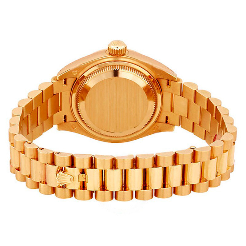 Relógio Lady-Datejust em ouro amarelo 18k com mostrador de diamante e prata  - Mercado de Luxo - O Maior E-Commerce de Bens, Produtos e Serviços de Luxo do Brasil.