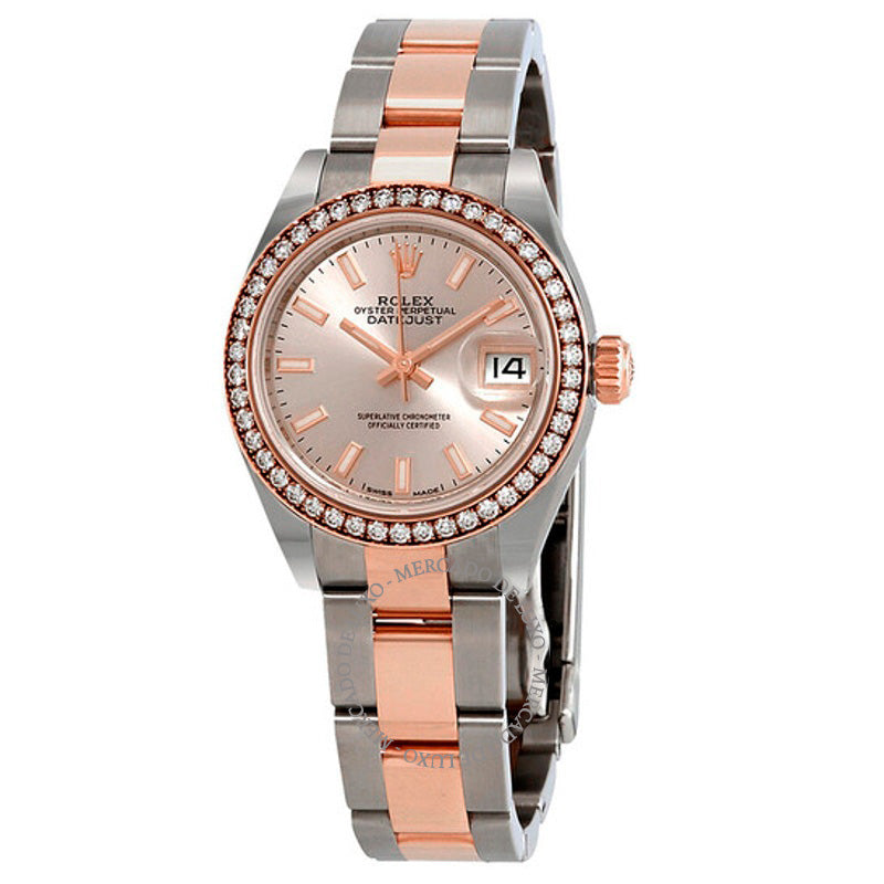Relógio Oyster Datejust Automático em Aço e Ouro Everose 18K 28 mm - Mercado de Luxo - O Maior E-Commerce de Bens, Produtos e Serviços de Luxo do Brasil.