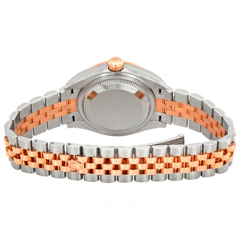 Relógio Lady Datejust Jubilee automático em aço e ouro Everose 18K com mostrador branco 28 mm - Mercado de Luxo - O Maior E-Commerce de Bens, Produtos e Serviços de Luxo do Brasil.