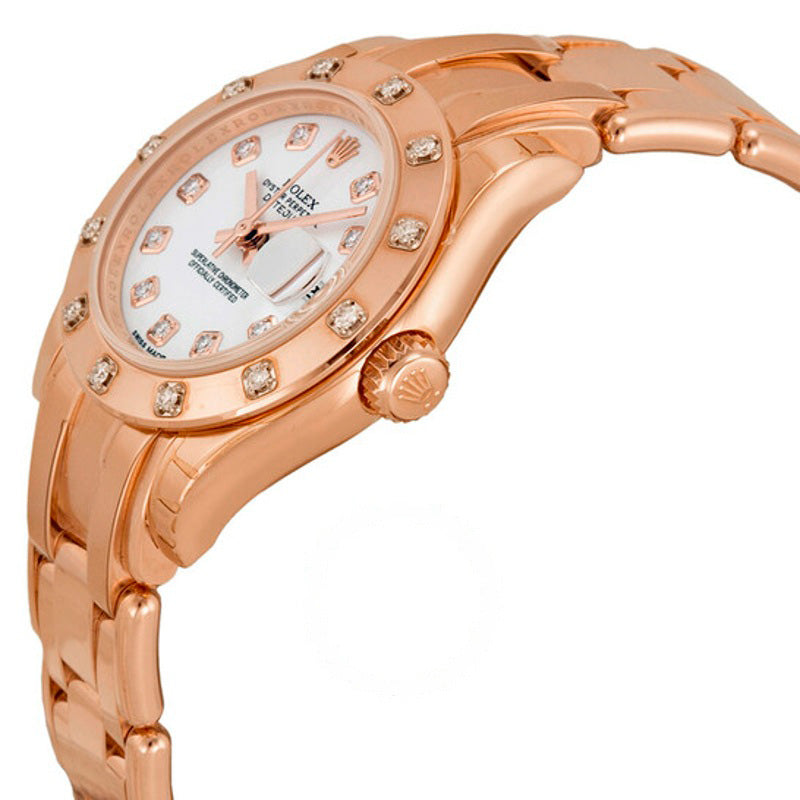 Relógio Lady-Datejust Pearlmaster Madrepérola Mostrador Ouro Everose 18K Automático 29 mm - Mercado de Luxo - O Maior E-Commerce de Bens, Produtos e Serviços de Luxo do Brasil.