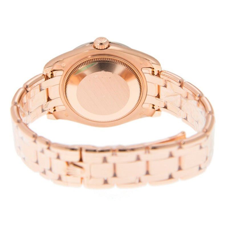 Relógio Lady-Datejust Pearlmaster Diamond Pave Dial Ouro Everose 18K Automático 34 mm - Mercado de Luxo - O Maior E-Commerce de Bens, Produtos e Serviços de Luxo do Brasil.