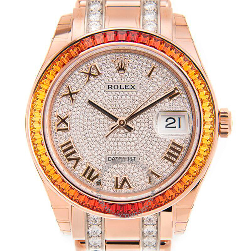 Relógio de diamante com cronômetro automático 39 mm - Mercado de Luxo - O Maior E-Commerce de Bens, Produtos e Serviços de Luxo do Brasil.