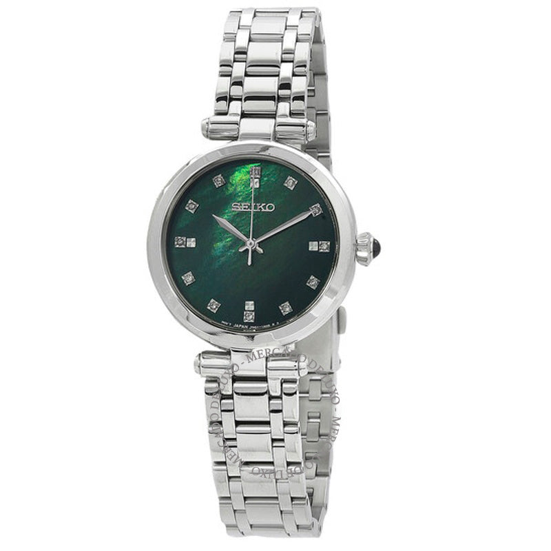 Relógio Mostrador verde de quartzo com diamante 30 mm - Mercado de Luxo - O Maior E-Commerce de Bens, Produtos e Serviços de Luxo do Brasil.