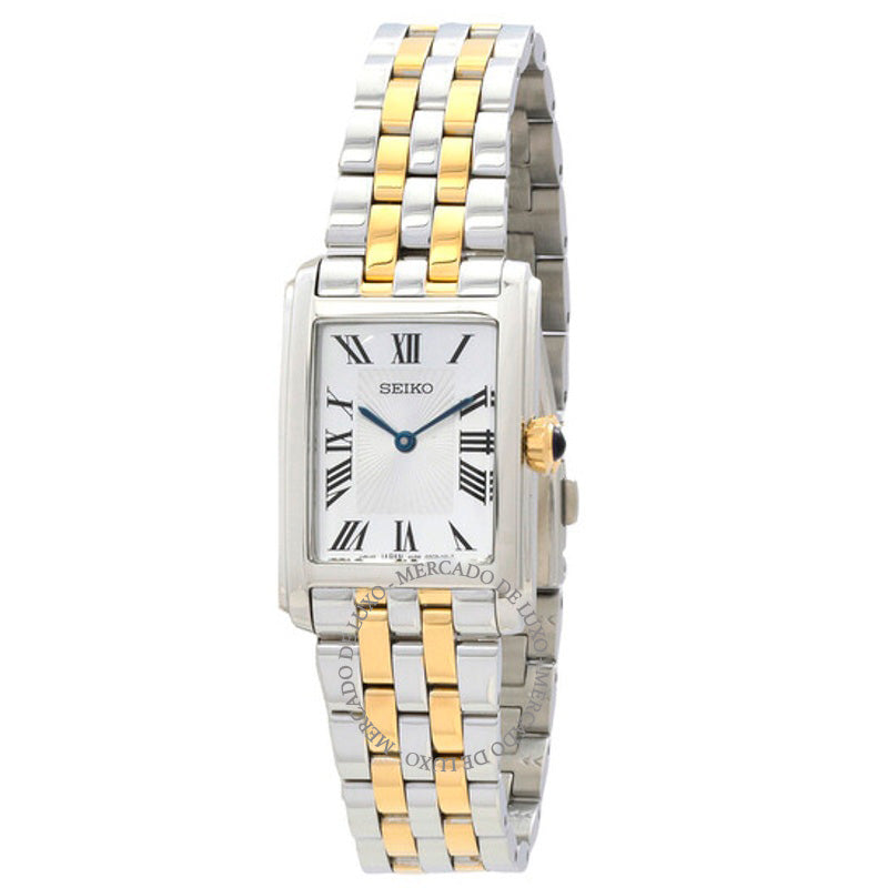 Relógio Seiko Essentials Quartz Mostrador Prata 22 mm - Mercado de Luxo - O Maior E-Commerce de Bens, Produtos e Serviços de Luxo do Brasil.