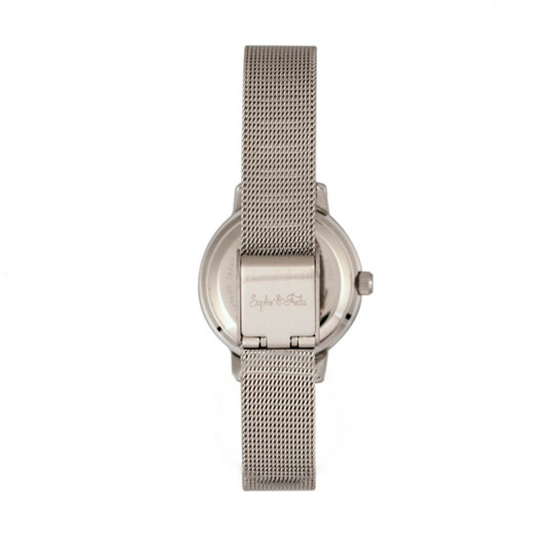 Relógio Mostrador prateado de cristal Cambridge 28 mm - Mercado de Luxo - O Maior E-Commerce de Bens, Produtos e Serviços de Luxo do Brasil.