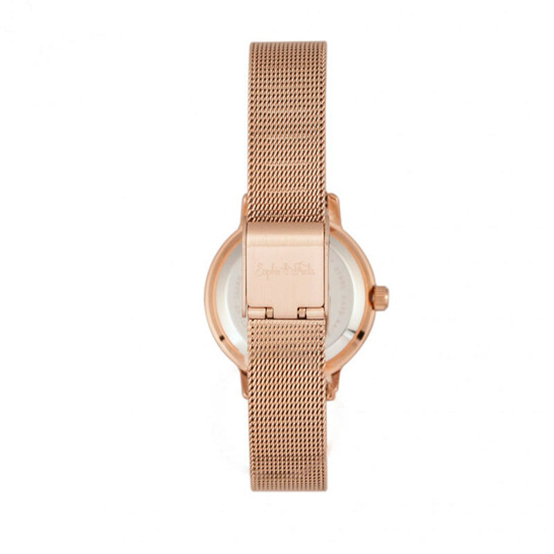 Relógio Mostrador prateado de cristal Cambridge 28 mm - Mercado de Luxo - O Maior E-Commerce de Bens, Produtos e Serviços de Luxo do Brasil.