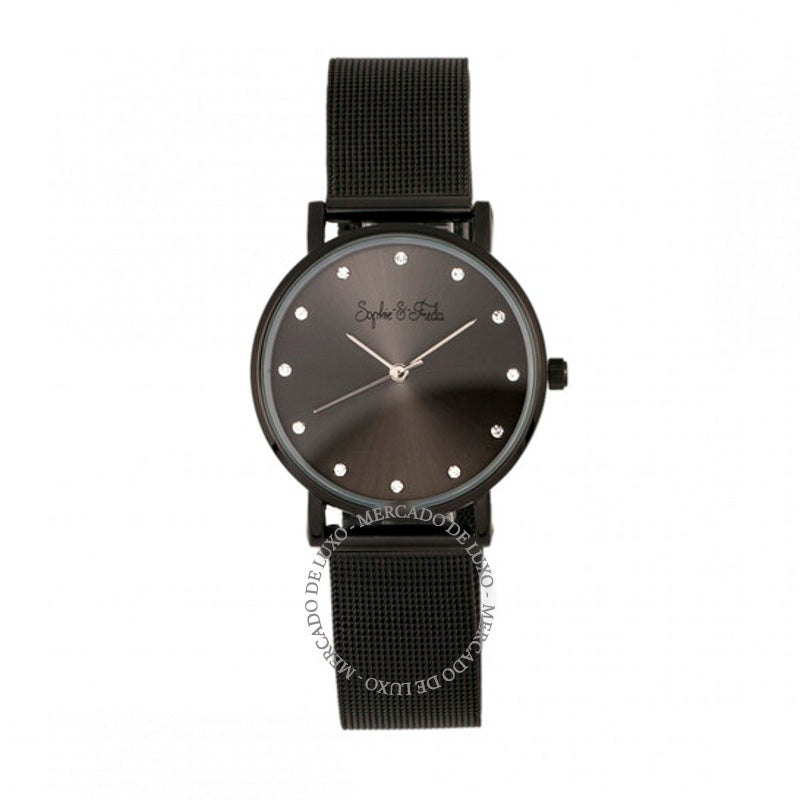 Relógio Mostrador preto Savannah Crystal 32 mm - Mercado de Luxo - O Maior E-Commerce de Bens, Produtos e Serviços de Luxo do Brasil.