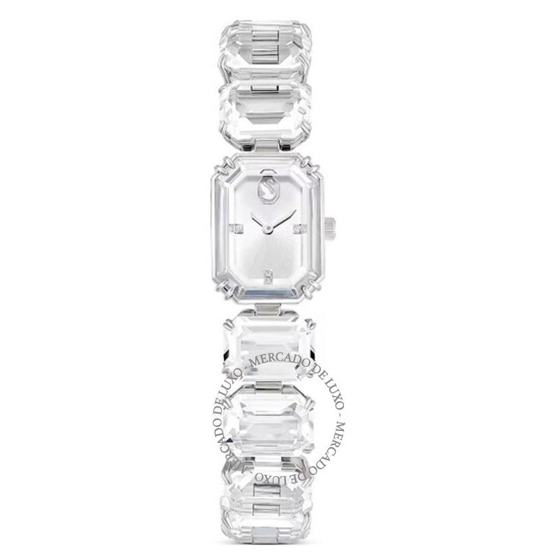 Relógio Mostrador branco em cristal de quartzo Millenia  - Mercado de Luxo - O Maior E-Commerce de Bens, Produtos e Serviços de Luxo do Brasil.