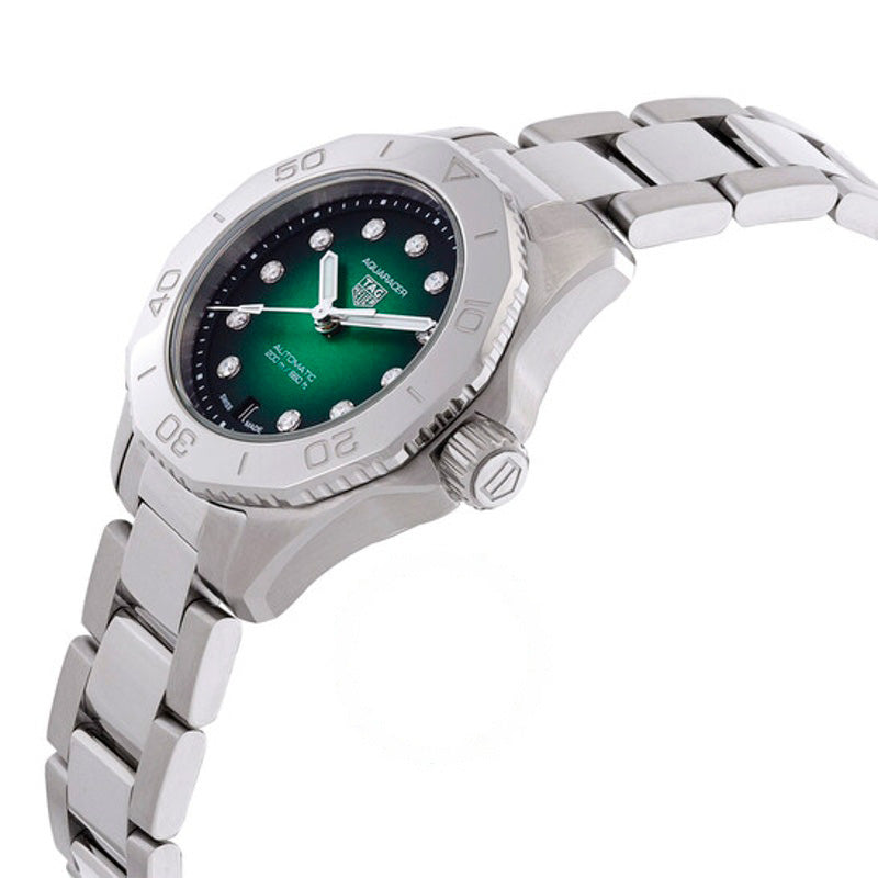 Relógio Aquaracer Automático Diamante Mostrador Verde  - Mercado de Luxo - O Maior E-Commerce de Bens, Produtos e Serviços de Luxo do Brasil.