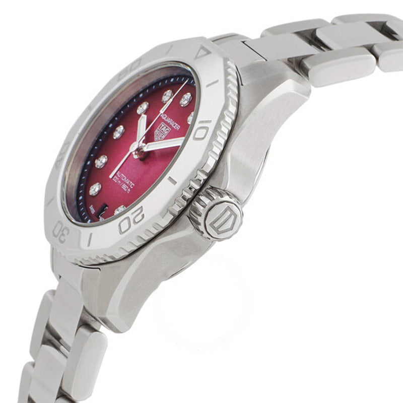 Relógio Aquaracer Professional 200 Automático Diamante Mostrador Vermelho 30 mm - Mercado de Luxo - O Maior E-Commerce de Bens, Produtos e Serviços de Luxo do Brasil.