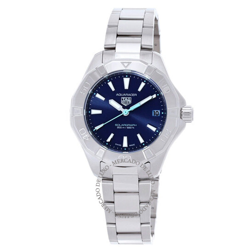 Relógio Aquaracer Quartzo Mostrador Azul 34 mm - Mercado de Luxo - O Maior E-Commerce de Bens, Produtos e Serviços de Luxo do Brasil.