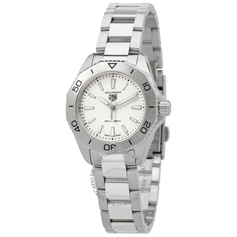 Relógio Aquaracer Quartzo Mostrador Branco 30 mm - Mercado de Luxo - O Maior E-Commerce de Bens, Produtos e Serviços de Luxo do Brasil.