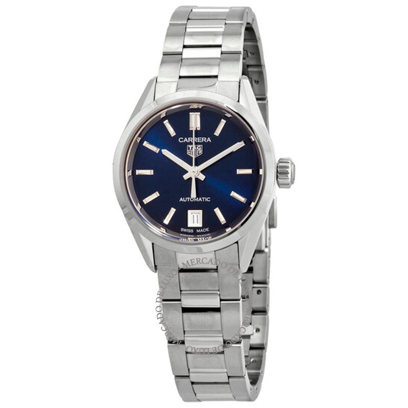 Relógio Carrera Automático Mostrador Azul 29 mm - Mercado de Luxo - O Maior E-Commerce de Bens, Produtos e Serviços de Luxo do Brasil.