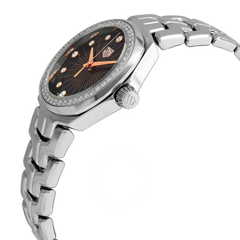 Relógio Link Quartzo Diamante Mostrador Preto 32 mm - Mercado de Luxo - O Maior E-Commerce de Bens, Produtos e Serviços de Luxo do Brasil.