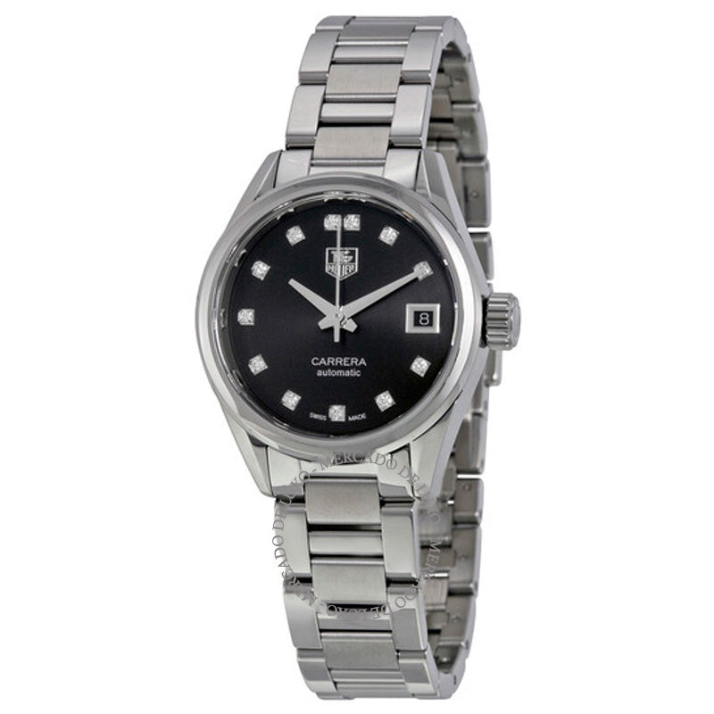 Relógio Carrera Automático Mostrador Preto 28 mm - Mercado de Luxo - O Maior E-Commerce de Bens, Produtos e Serviços de Luxo do Brasil.