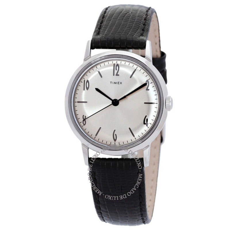 Relógio Marlin com mostrador prateado e corda manual 34 mm - Mercado de Luxo - O Maior E-Commerce de Bens, Produtos e Serviços de Luxo do Brasil.