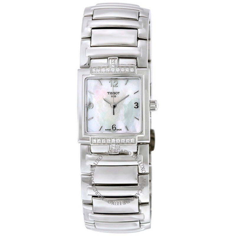 Relógio T-Evocation Madrepérola Mostrador Diamante 23 mm - Mercado de Luxo - O Maior E-Commerce de Bens, Produtos e Serviços de Luxo do Brasil.