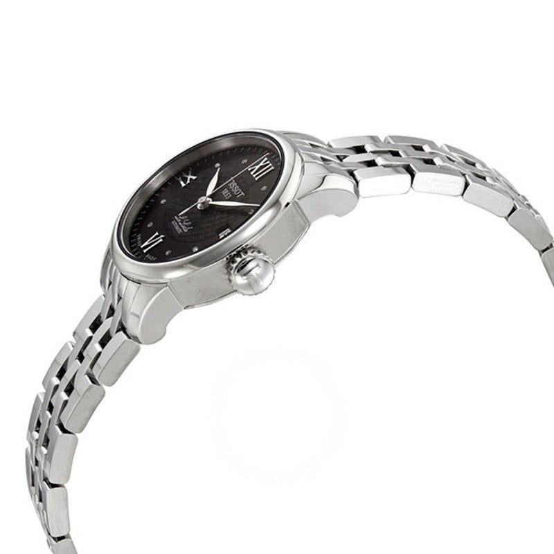 Relógio Le Locle Automático Mostrador Diamante Preto 25 mm - Mercado de Luxo - O Maior E-Commerce de Bens, Produtos e Serviços de Luxo do Brasil.