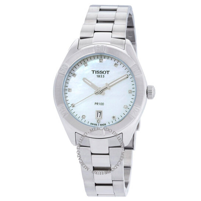 Relógio PR 100 Sport Chic Quartzo Diamante Mostrador Branco Madrepérola  - Mercado de Luxo - O Maior E-Commerce de Bens, Produtos e Serviços de Luxo do Brasil.