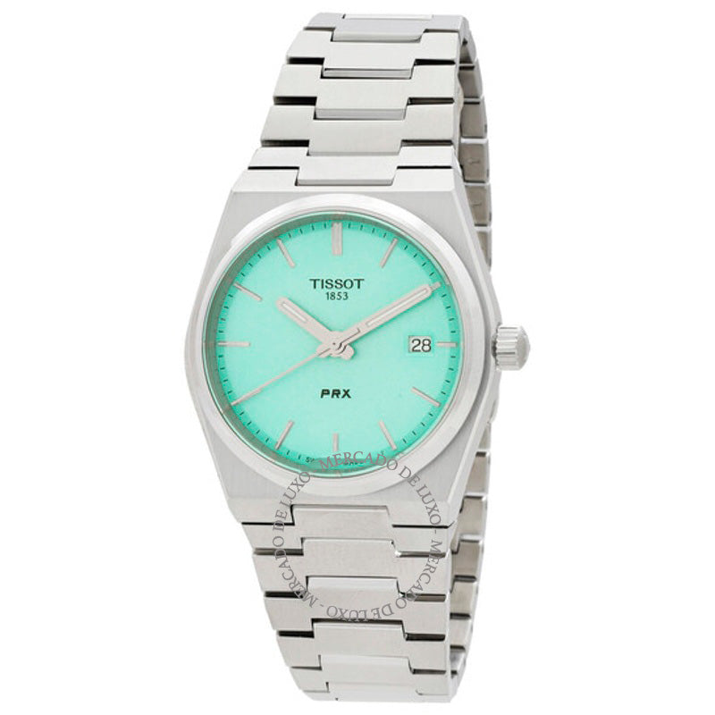 Relógio PRX Quartzo Verde Claro Mostrador 35mm 35 mm - Mercado de Luxo - O Maior E-Commerce de Bens, Produtos e Serviços de Luxo do Brasil.